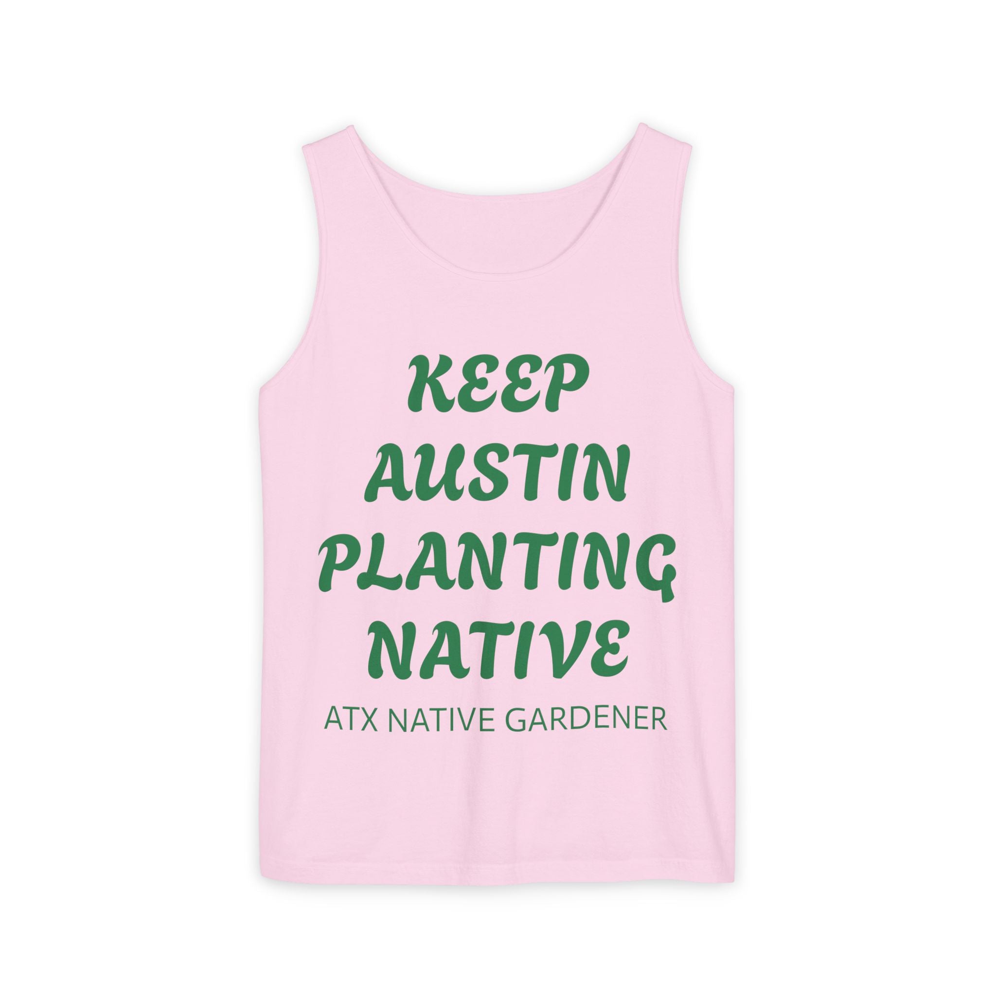 "KEEP AUSTIN PLANTING NATIVE" Unisex Tank Top