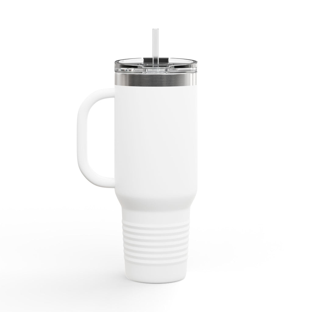 "Keep Austin Planting Native" Insulated Travel Mug, 40oz