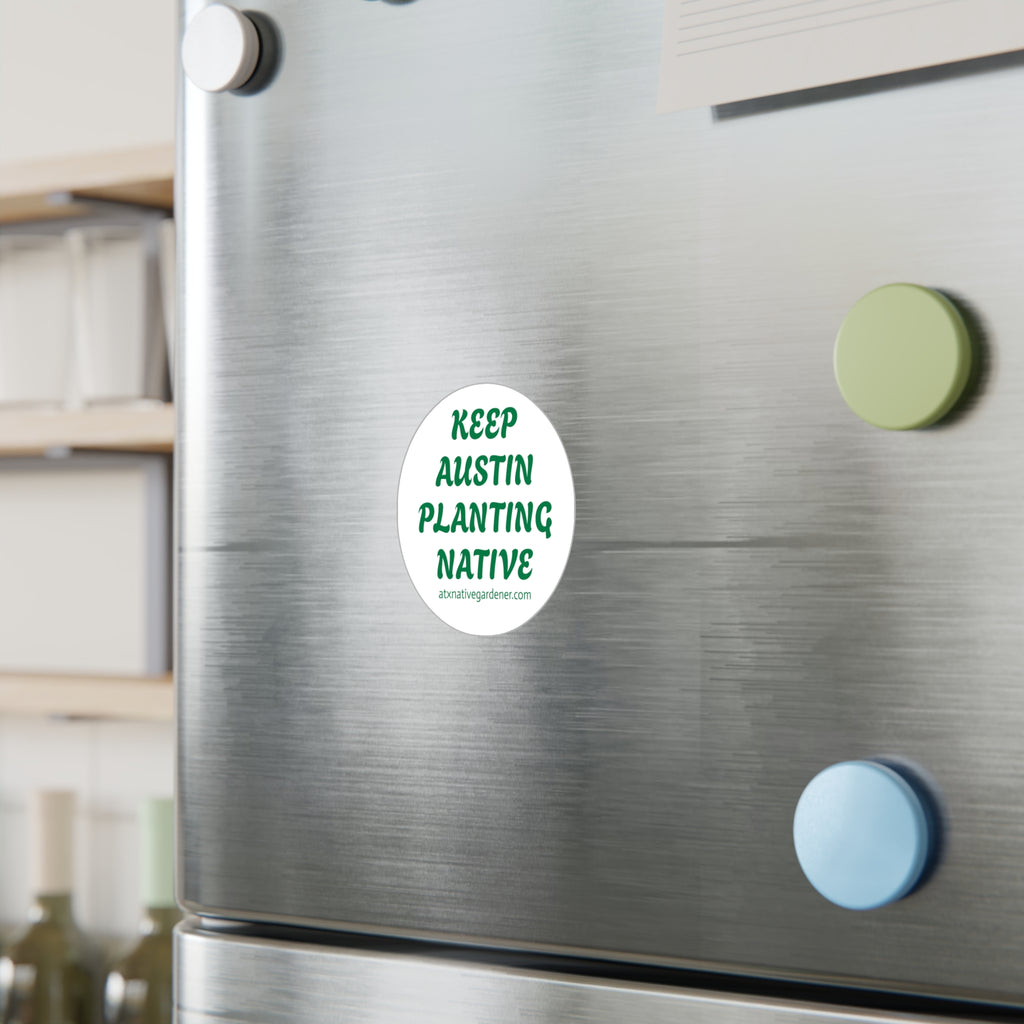 "KEEP AUSTIN PLANTING NATIVE" Vinyl Decals