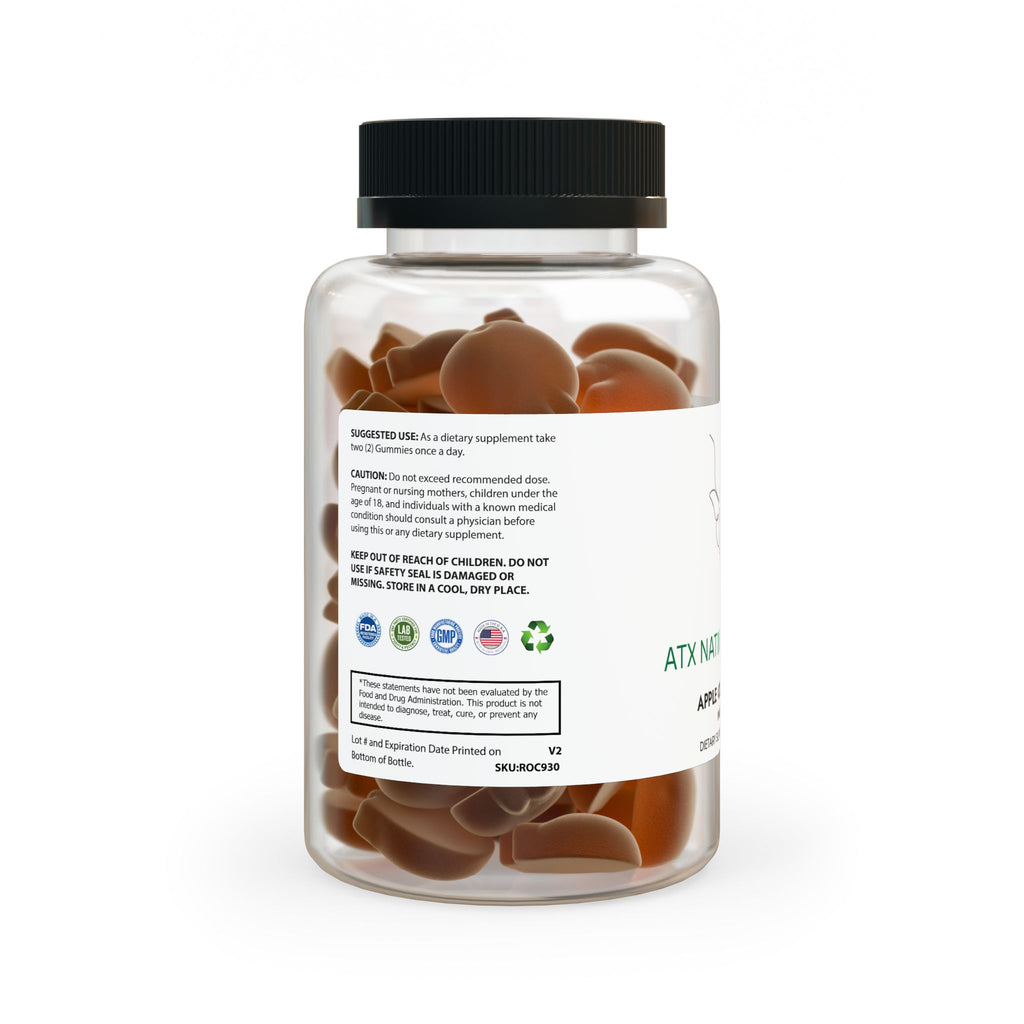 Vegan Apple Cider Vinegar Gummies (60 Gummies)