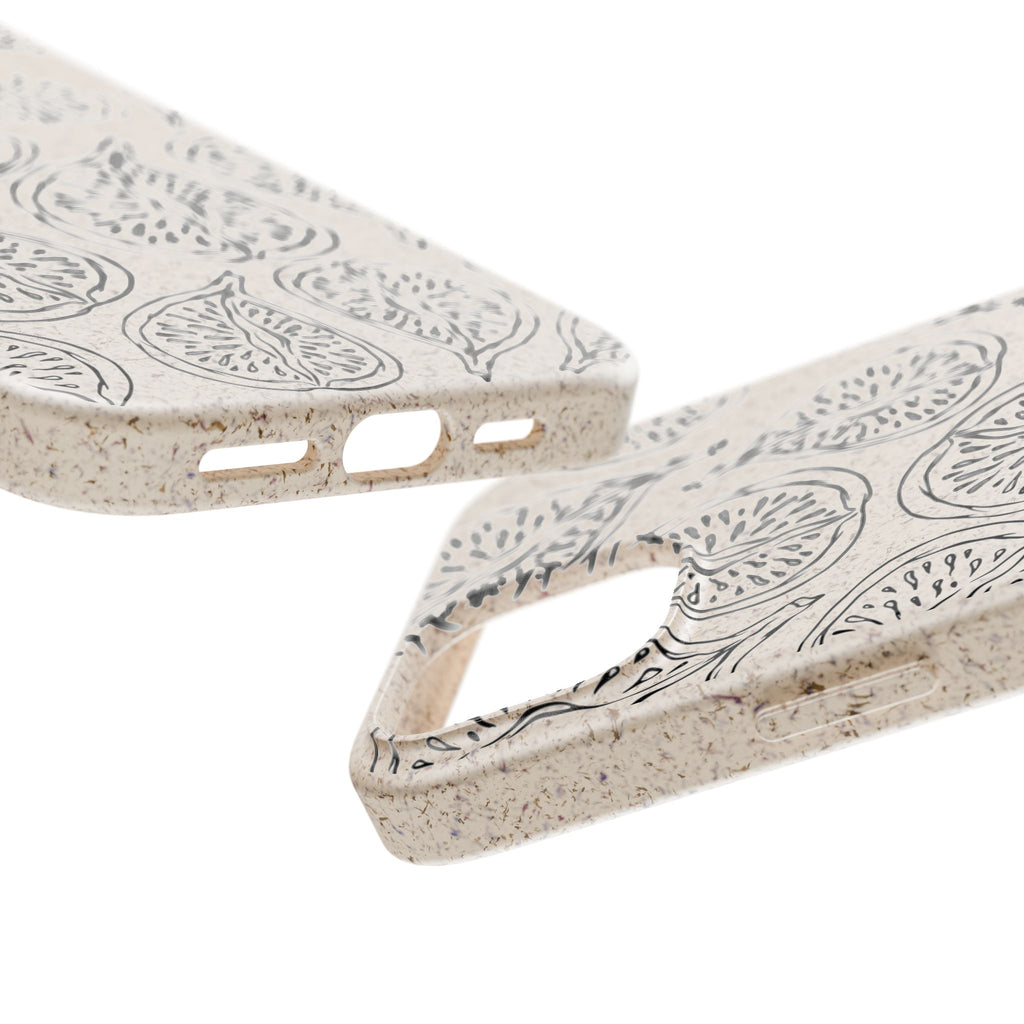 Eco-Friendly Zero Waste Biodegradable Phone Case - Fig Pattern