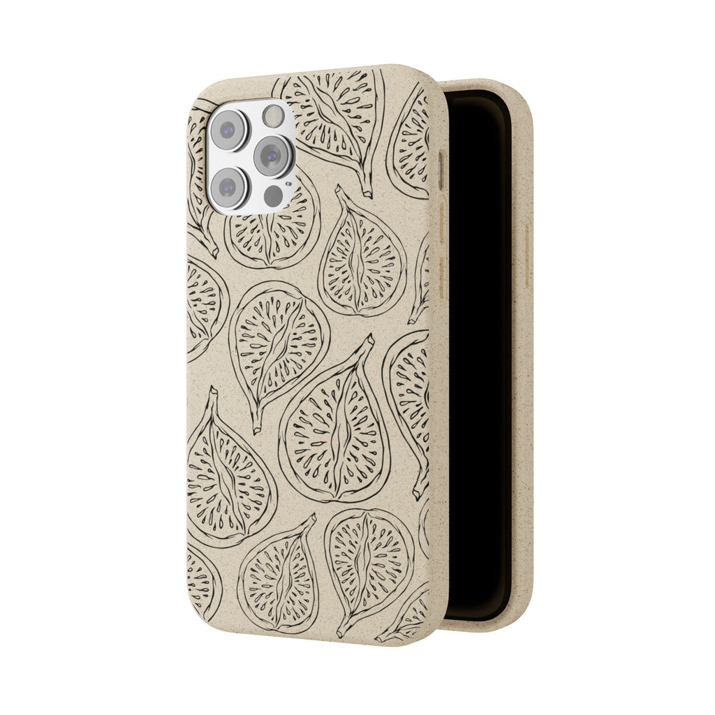 Eco-Friendly Zero Waste Biodegradable Phone Case - Fig Pattern