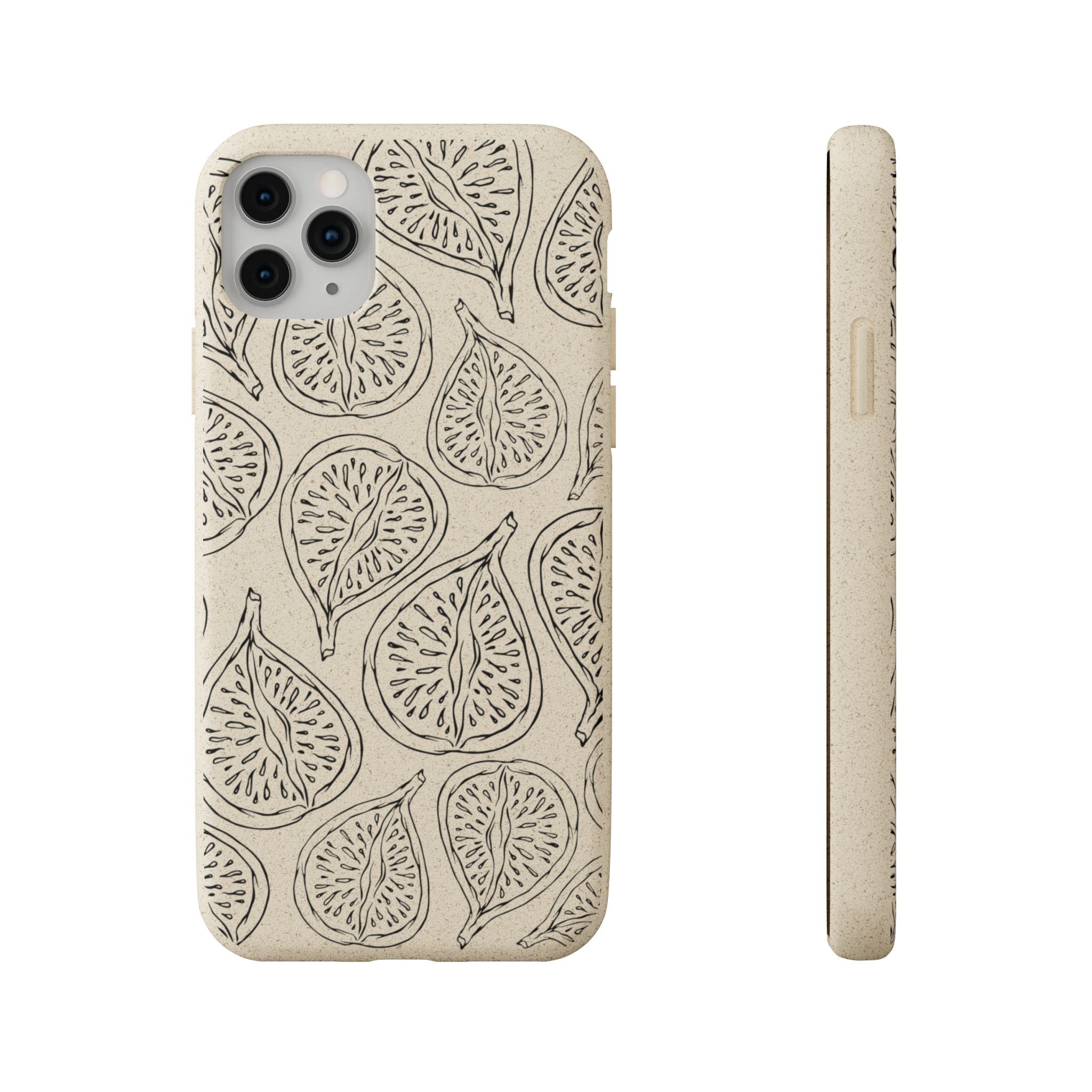 Eco-Friendly Zero Waste Biodegradable Phone Case - Fig Pattern
