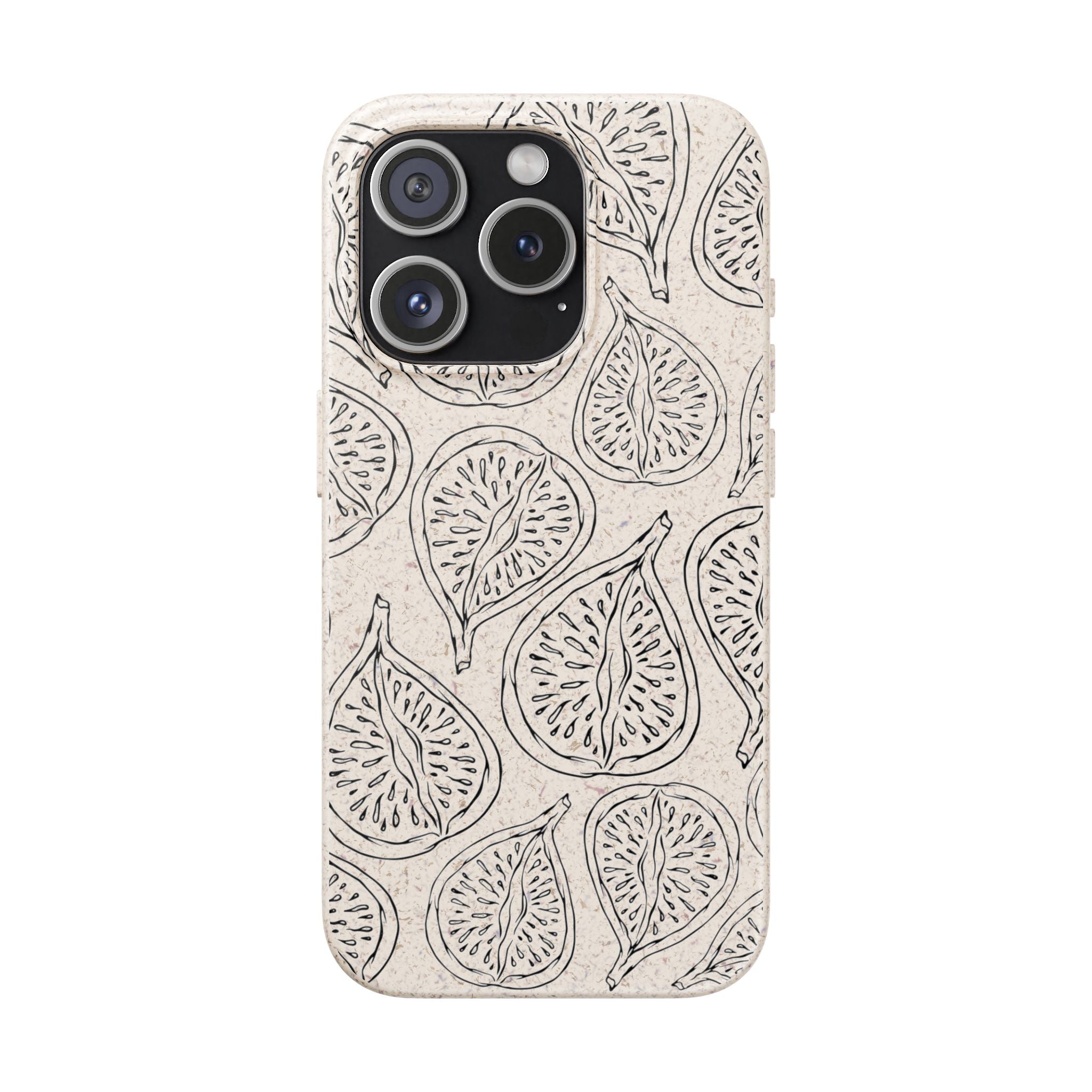 Eco-Friendly Zero Waste Biodegradable Phone Case - Fig Pattern