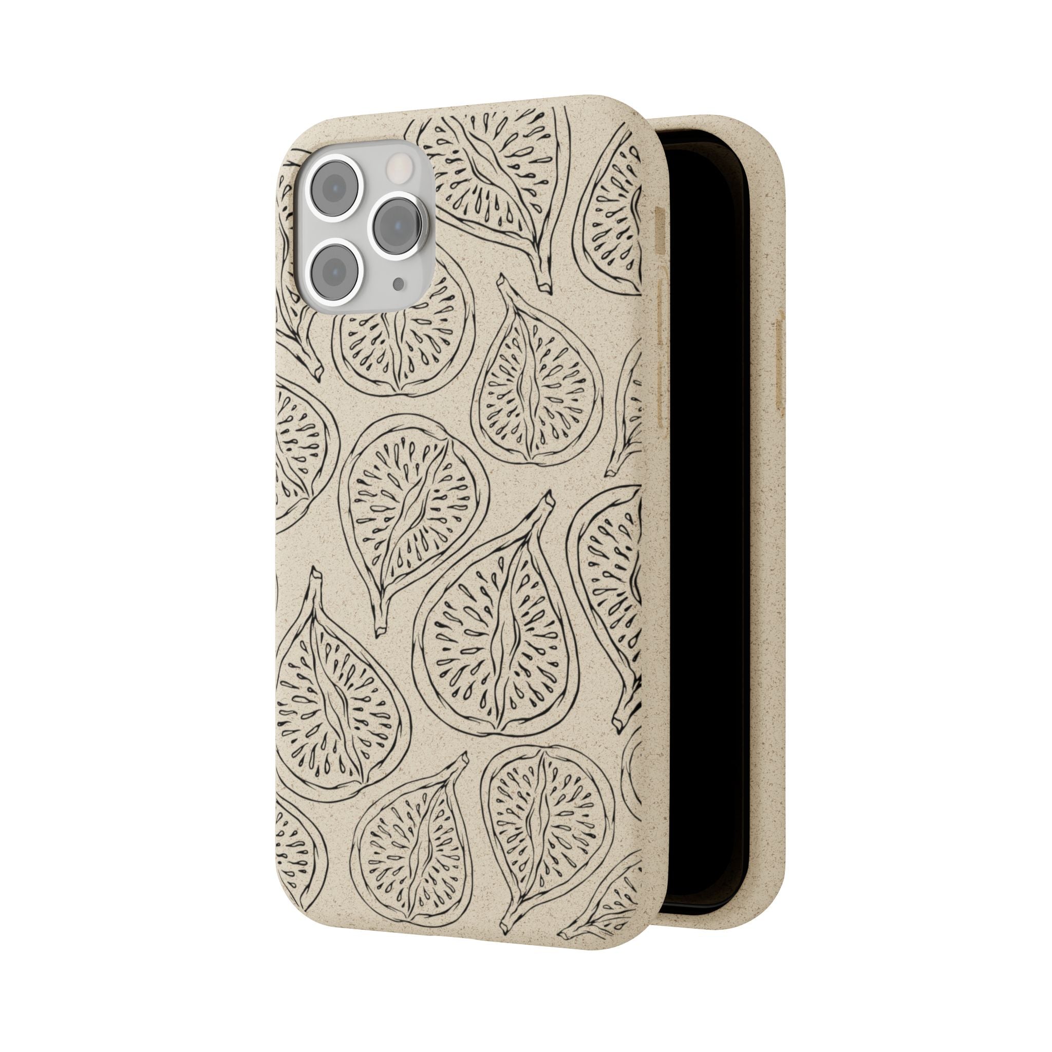 Eco-Friendly Zero Waste Biodegradable Phone Case - Fig Pattern