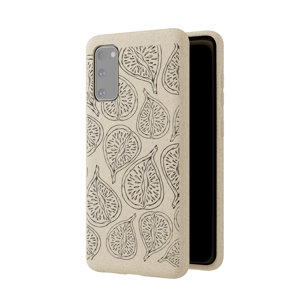 Eco-Friendly Zero Waste Biodegradable Phone Case - Fig Pattern