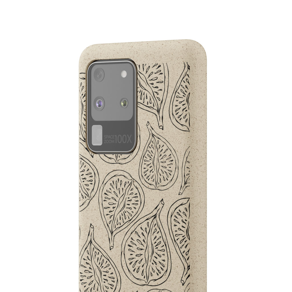 Eco-Friendly Zero Waste Biodegradable Phone Case - Fig Pattern