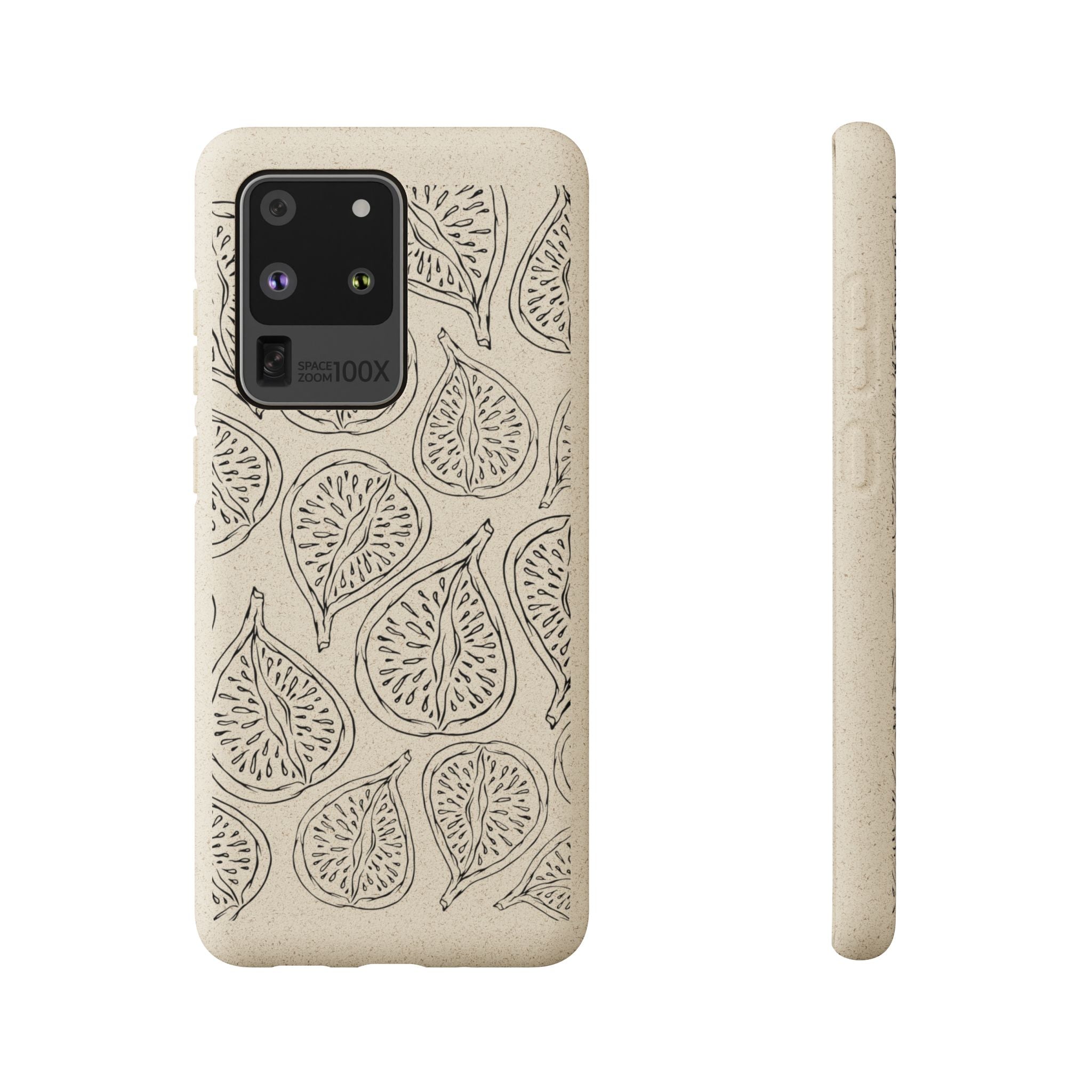 Eco-Friendly Zero Waste Biodegradable Phone Case - Fig Pattern