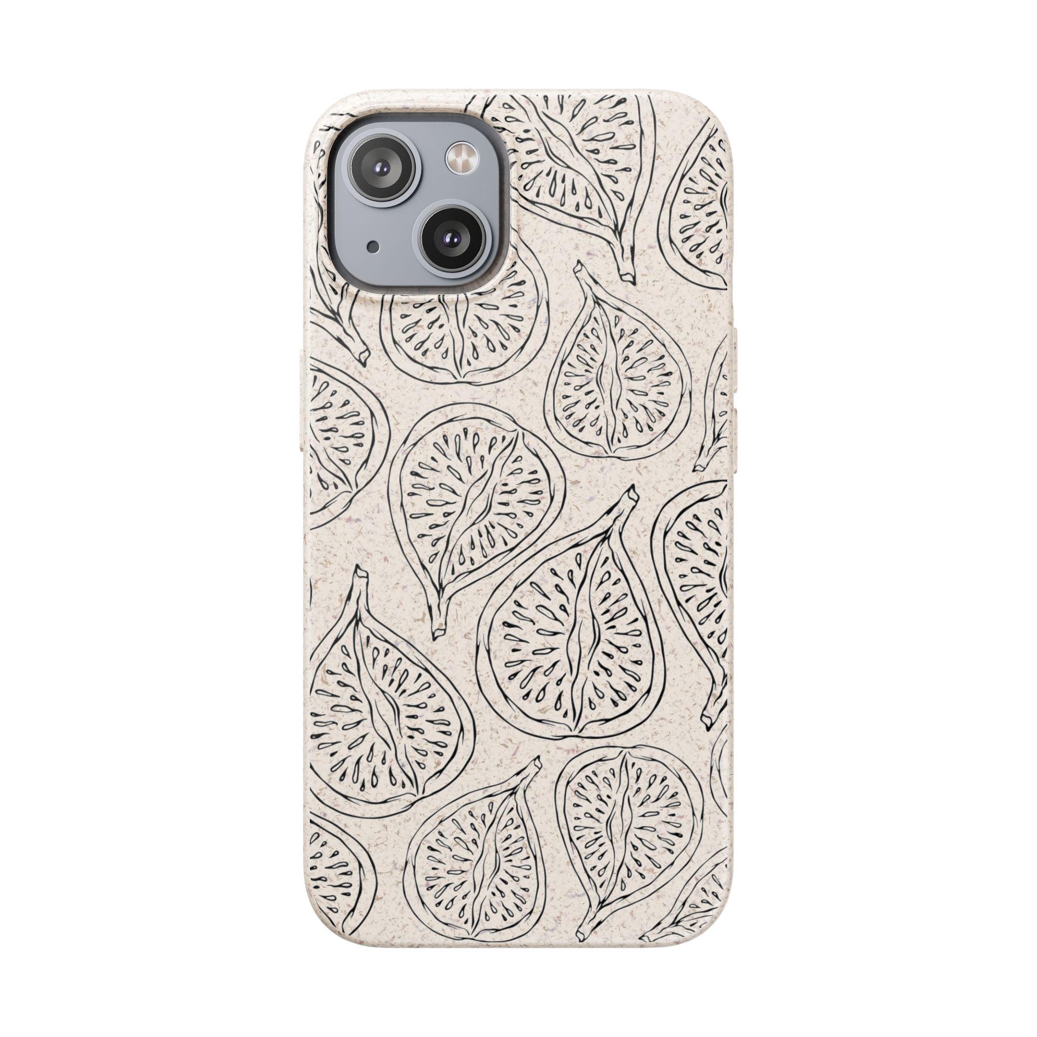 Eco-Friendly Zero Waste Biodegradable Phone Case - Fig Pattern