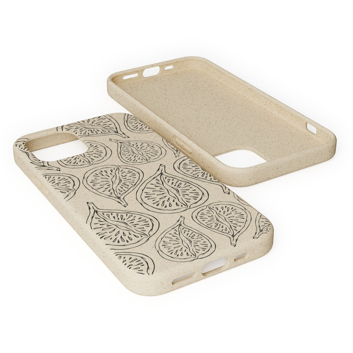 Eco-Friendly Zero Waste Biodegradable Phone Case - Fig Pattern