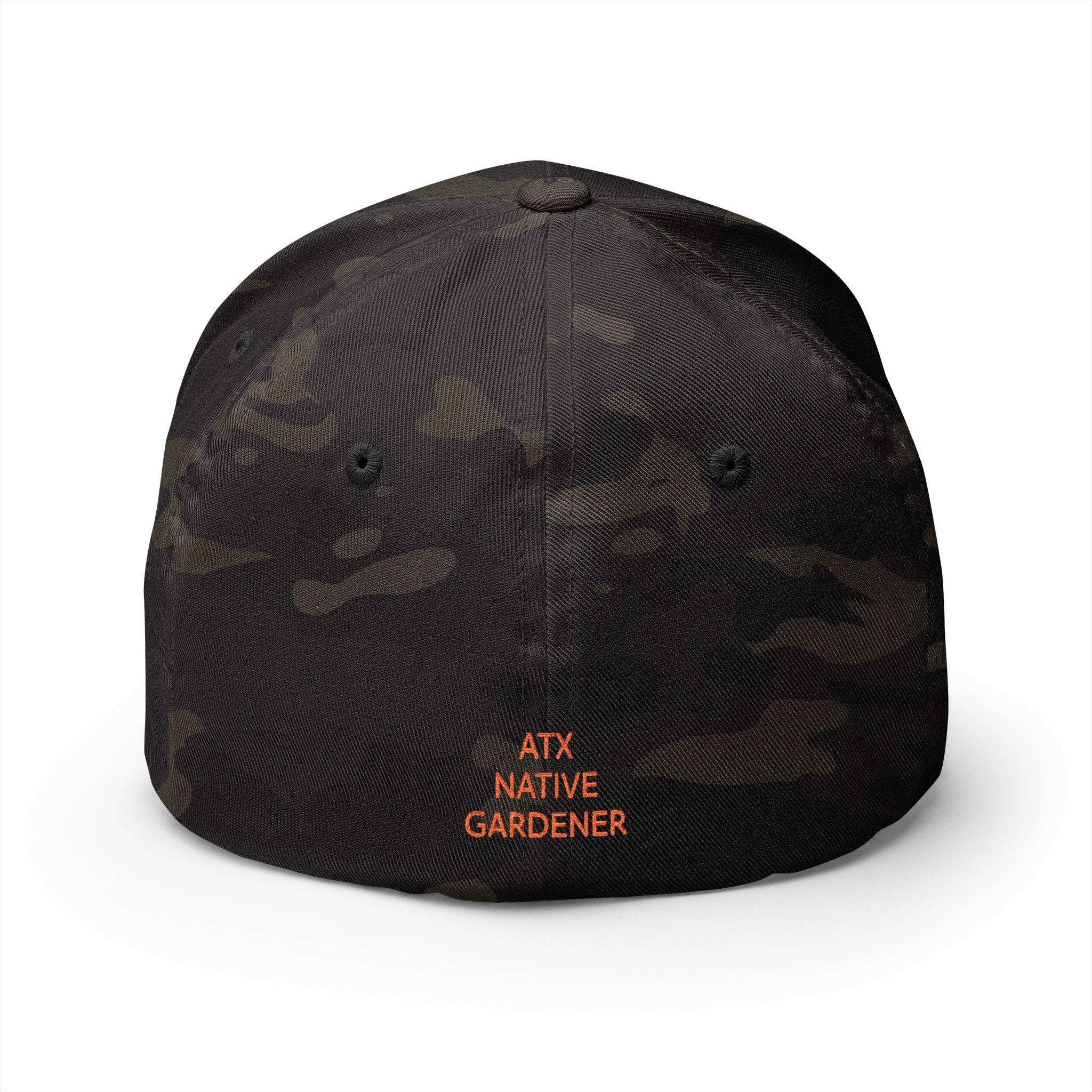 "Plant Daddy"  Camo Closed-Back Structured Cap (Embroidery)