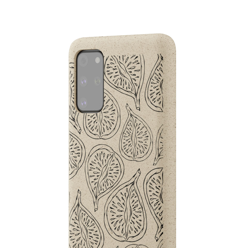 Eco-Friendly Zero Waste Biodegradable Phone Case - Fig Pattern