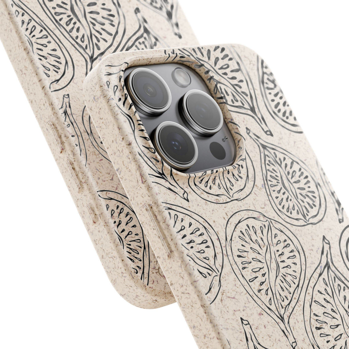 Eco-Friendly Zero Waste Biodegradable Phone Case - Fig Pattern