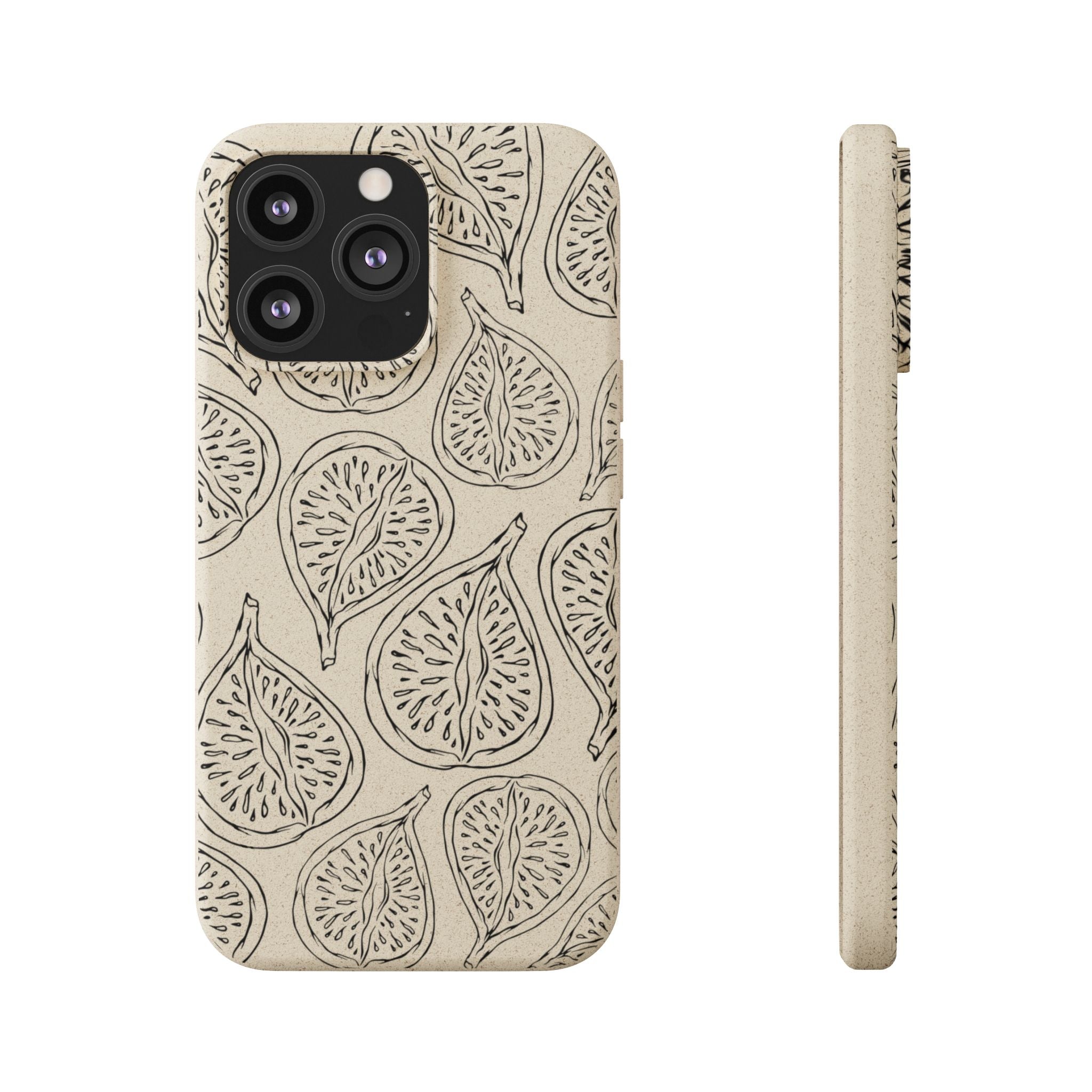 Eco-Friendly Zero Waste Biodegradable Phone Case - Fig Pattern