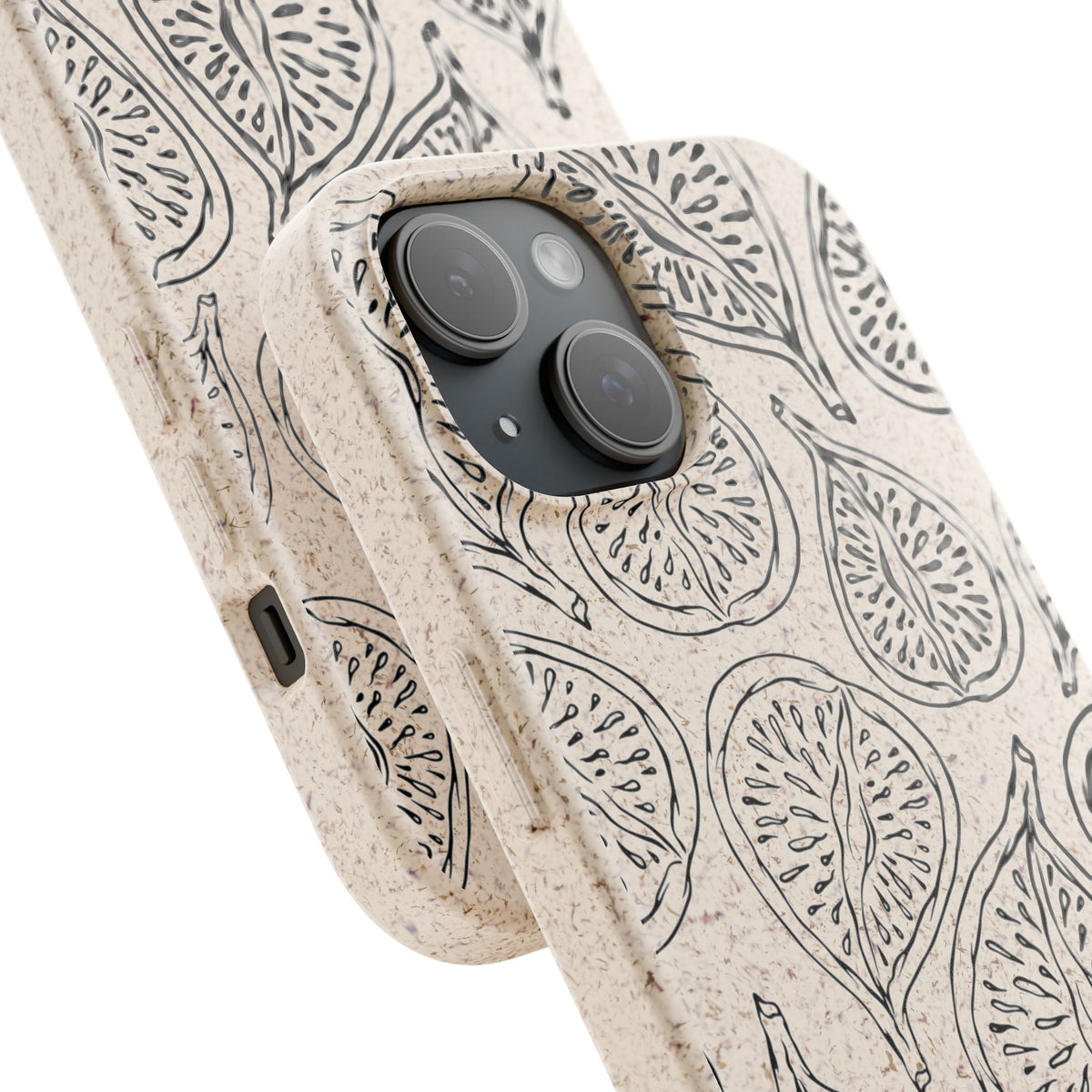 Eco-Friendly Zero Waste Biodegradable Phone Case - Fig Pattern