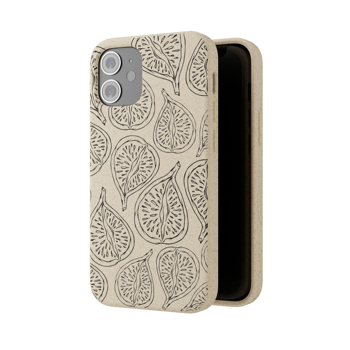 Eco-Friendly Zero Waste Biodegradable Phone Case - Fig Pattern