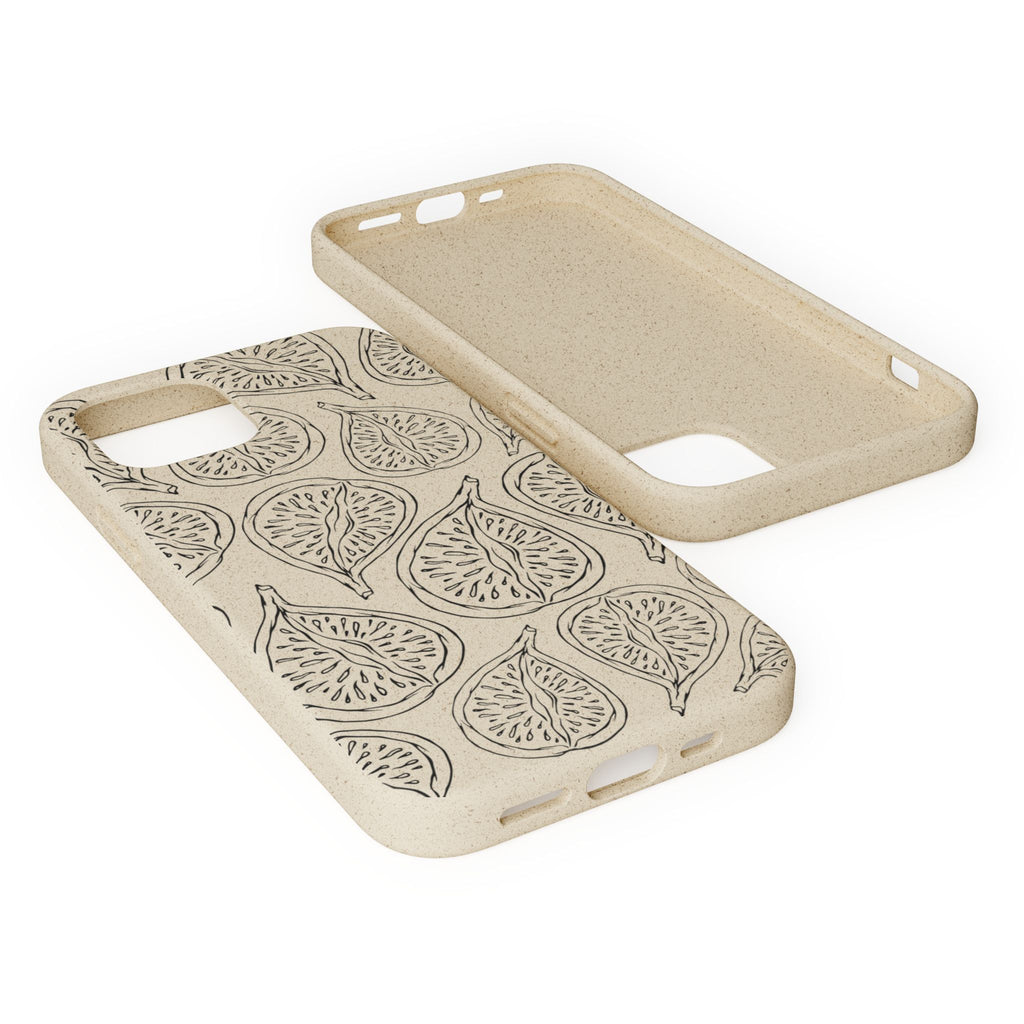 Eco-Friendly Zero Waste Biodegradable Phone Case - Fig Pattern