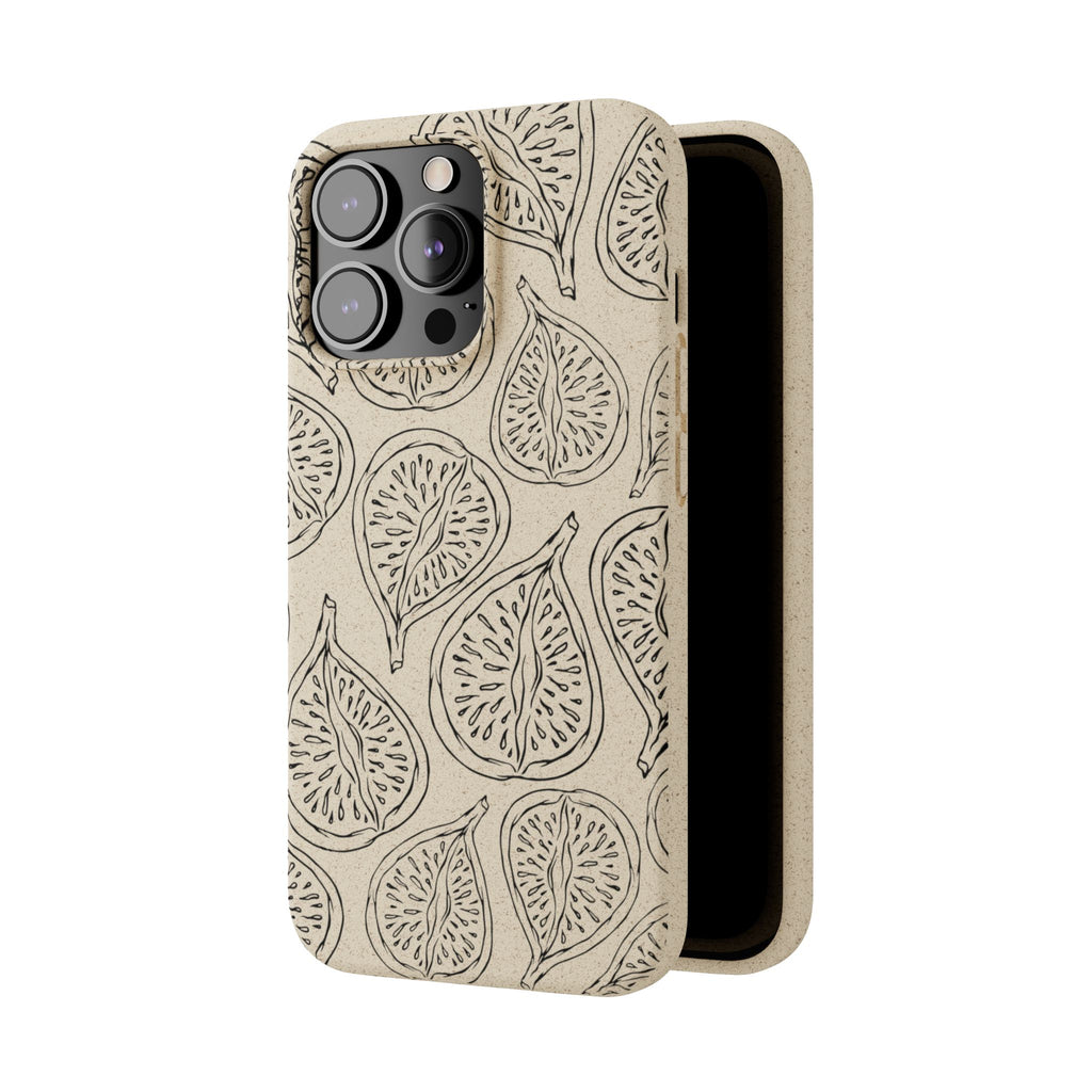 Eco-Friendly Zero Waste Biodegradable Phone Case - Fig Pattern