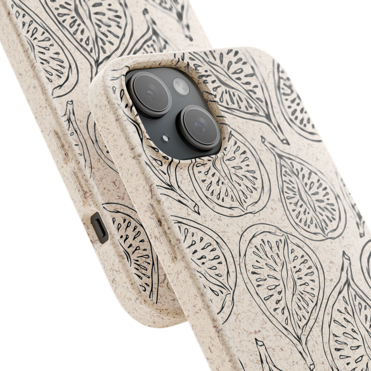 Eco-Friendly Zero Waste Biodegradable Phone Case - Fig Pattern
