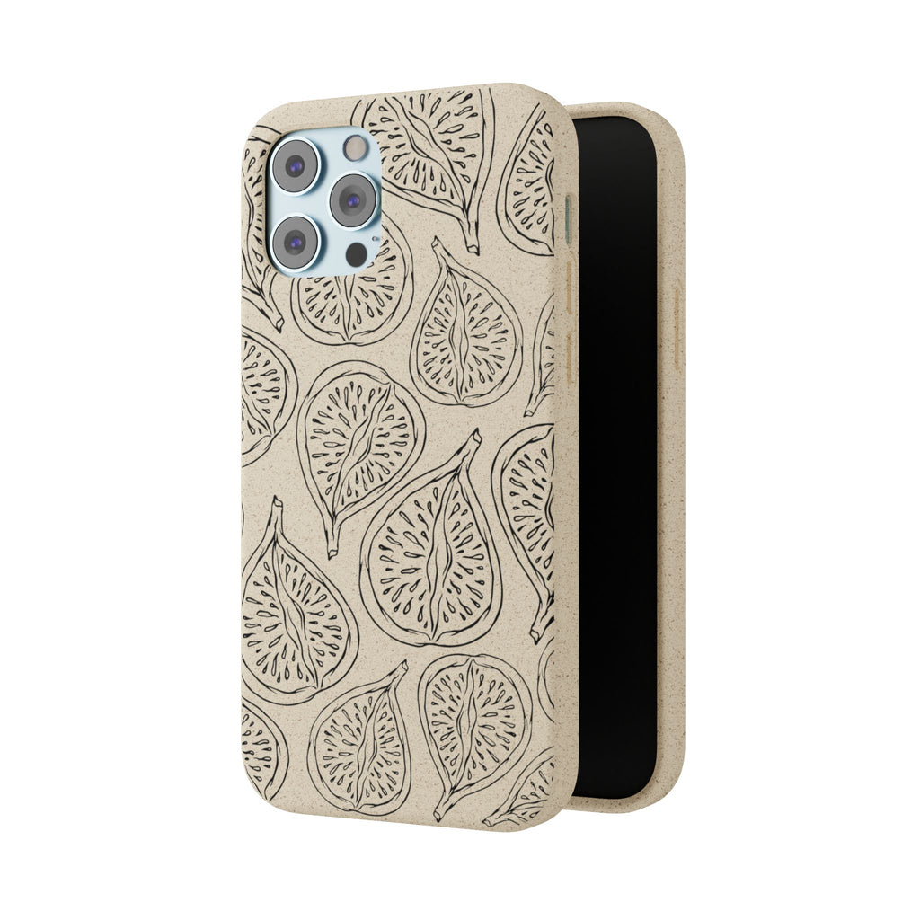 Eco-Friendly Zero Waste Biodegradable Phone Case - Fig Pattern