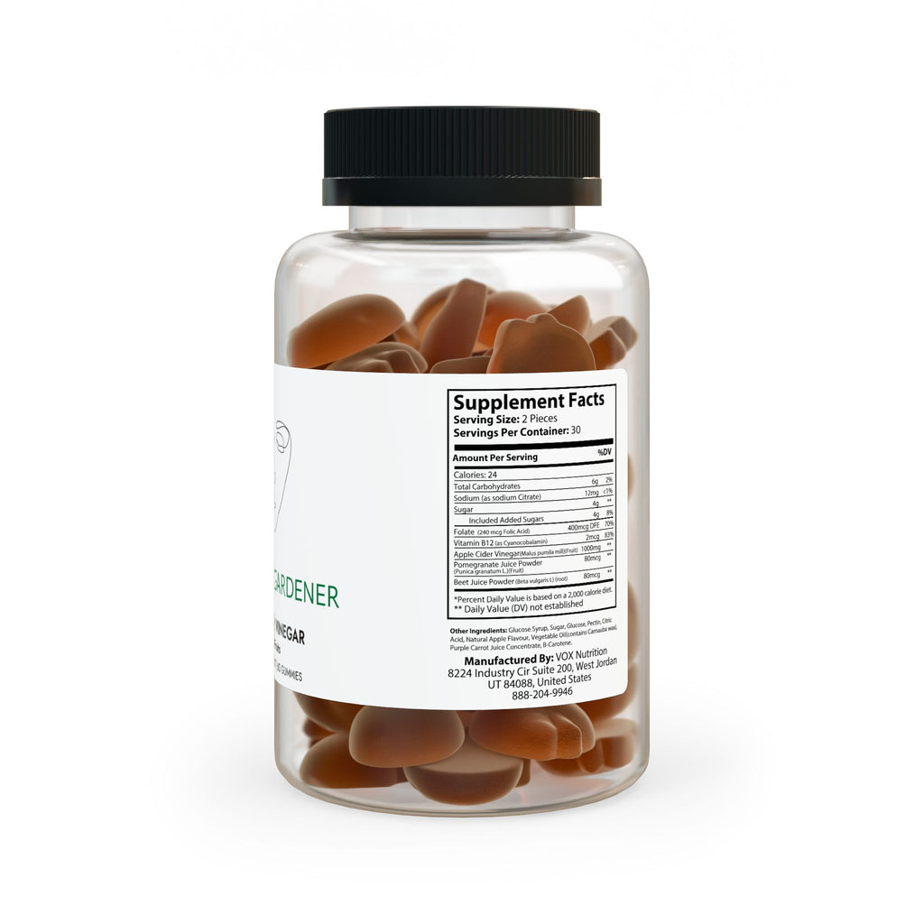 Vegan Apple Cider Vinegar Gummies (60 Gummies)