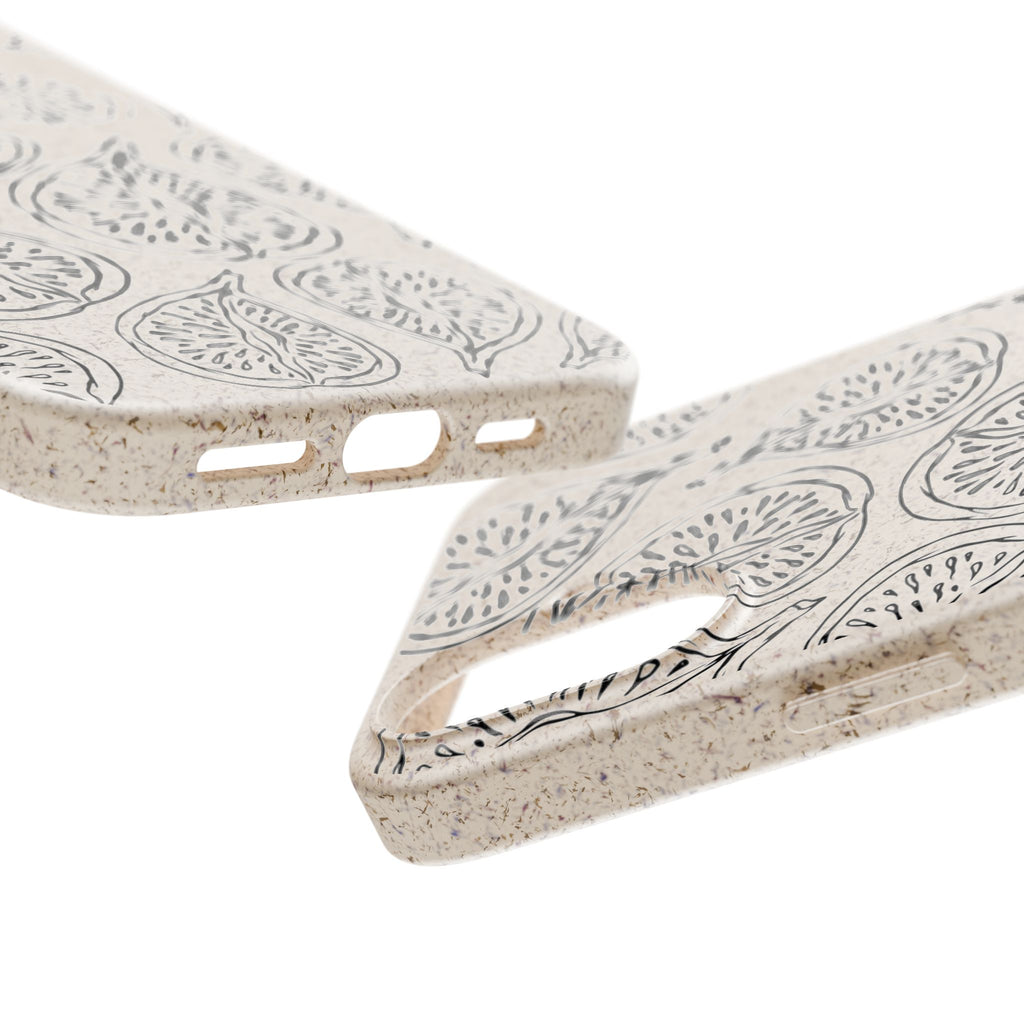 Eco-Friendly Zero Waste Biodegradable Phone Case - Fig Pattern