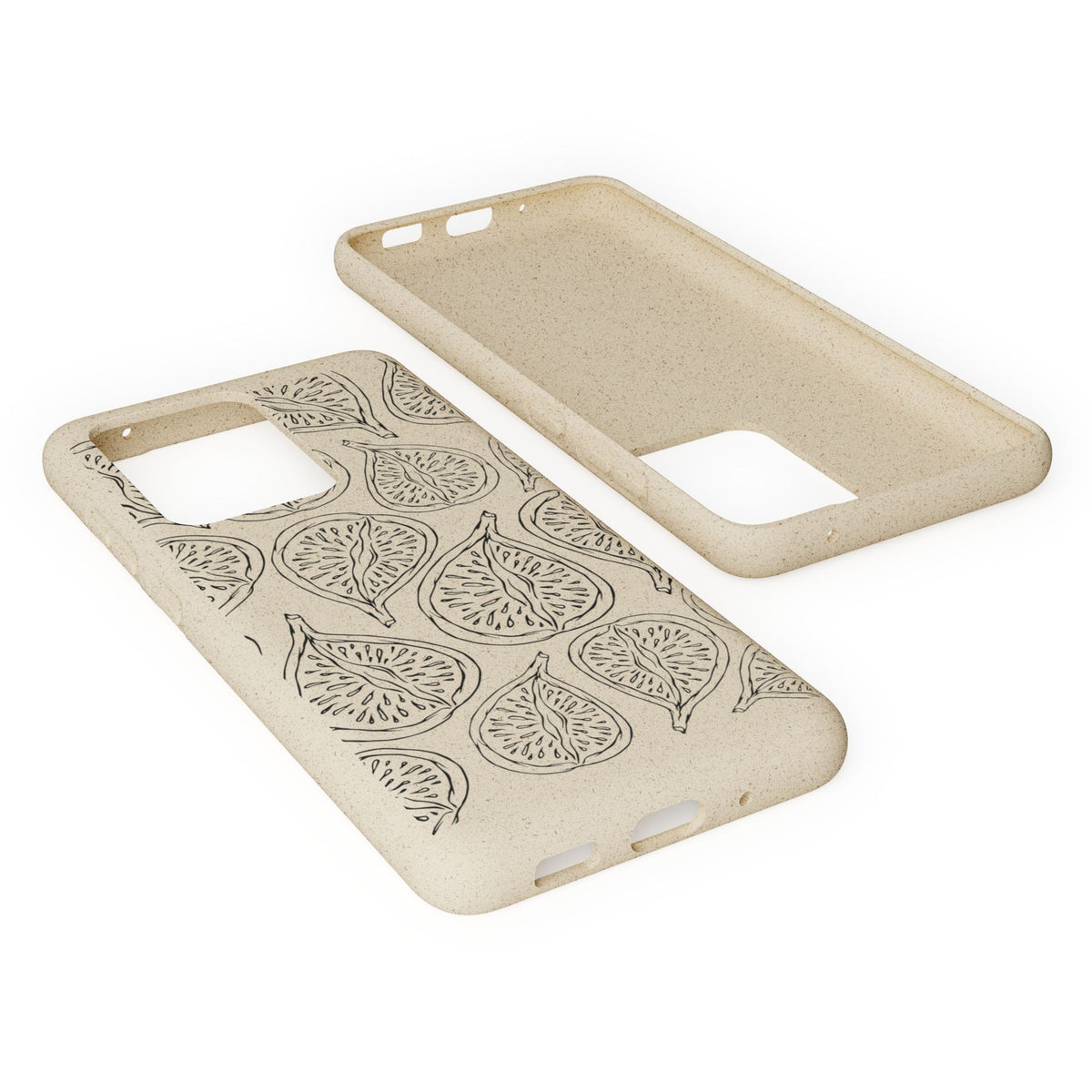 Eco-Friendly Zero Waste Biodegradable Phone Case - Fig Pattern