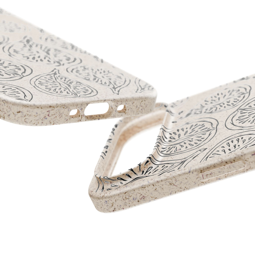 Eco-Friendly Zero Waste Biodegradable Phone Case - Fig Pattern