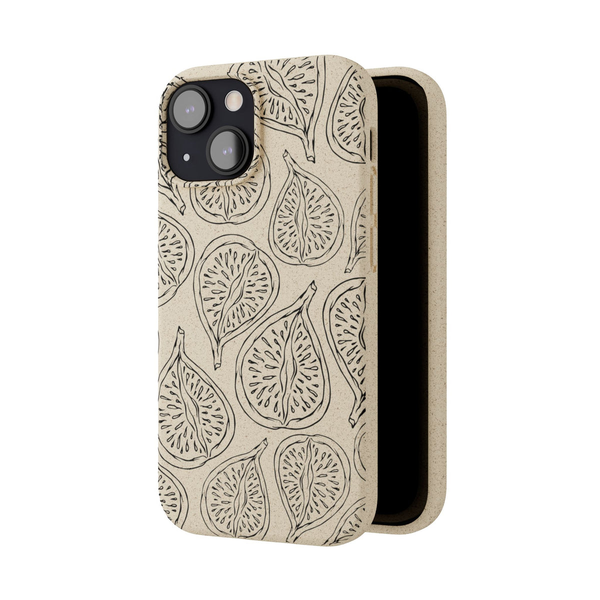 Eco-Friendly Zero Waste Biodegradable Phone Case - Fig Pattern