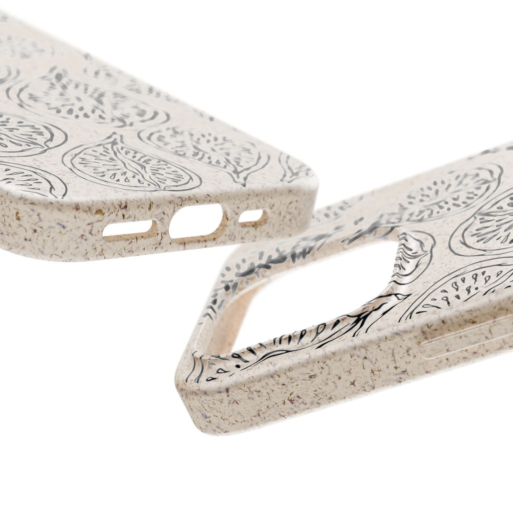 Eco-Friendly Zero Waste Biodegradable Phone Case - Fig Pattern