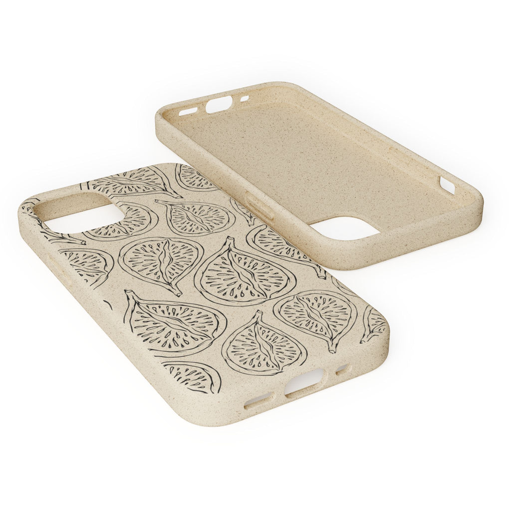Eco-Friendly Zero Waste Biodegradable Phone Case - Fig Pattern
