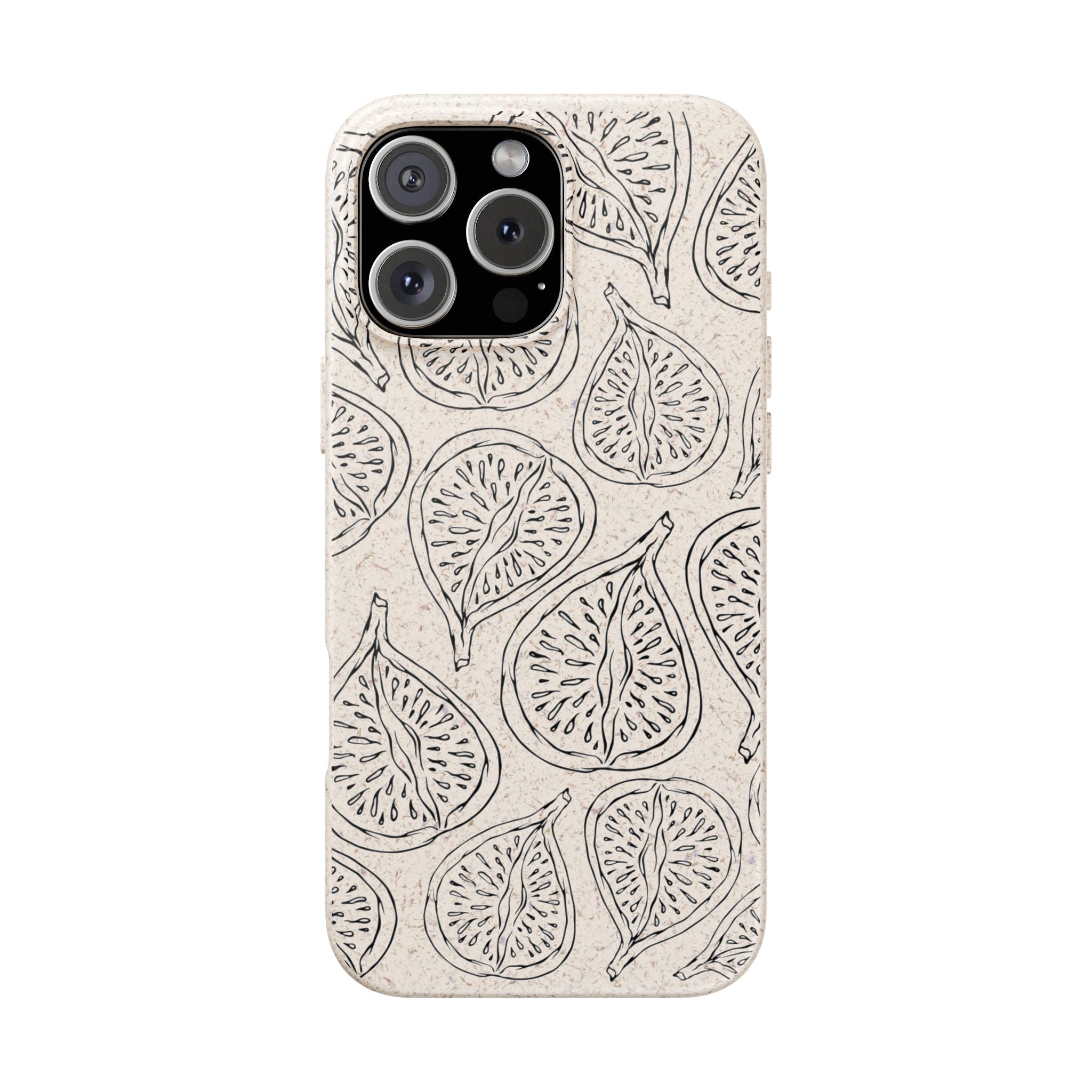 Eco-Friendly Zero Waste Biodegradable Phone Case - Fig Pattern