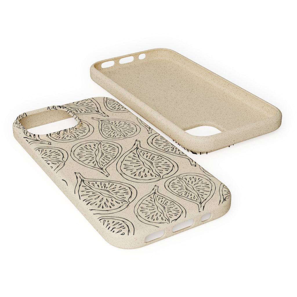 Eco-Friendly Zero Waste Biodegradable Phone Case - Fig Pattern
