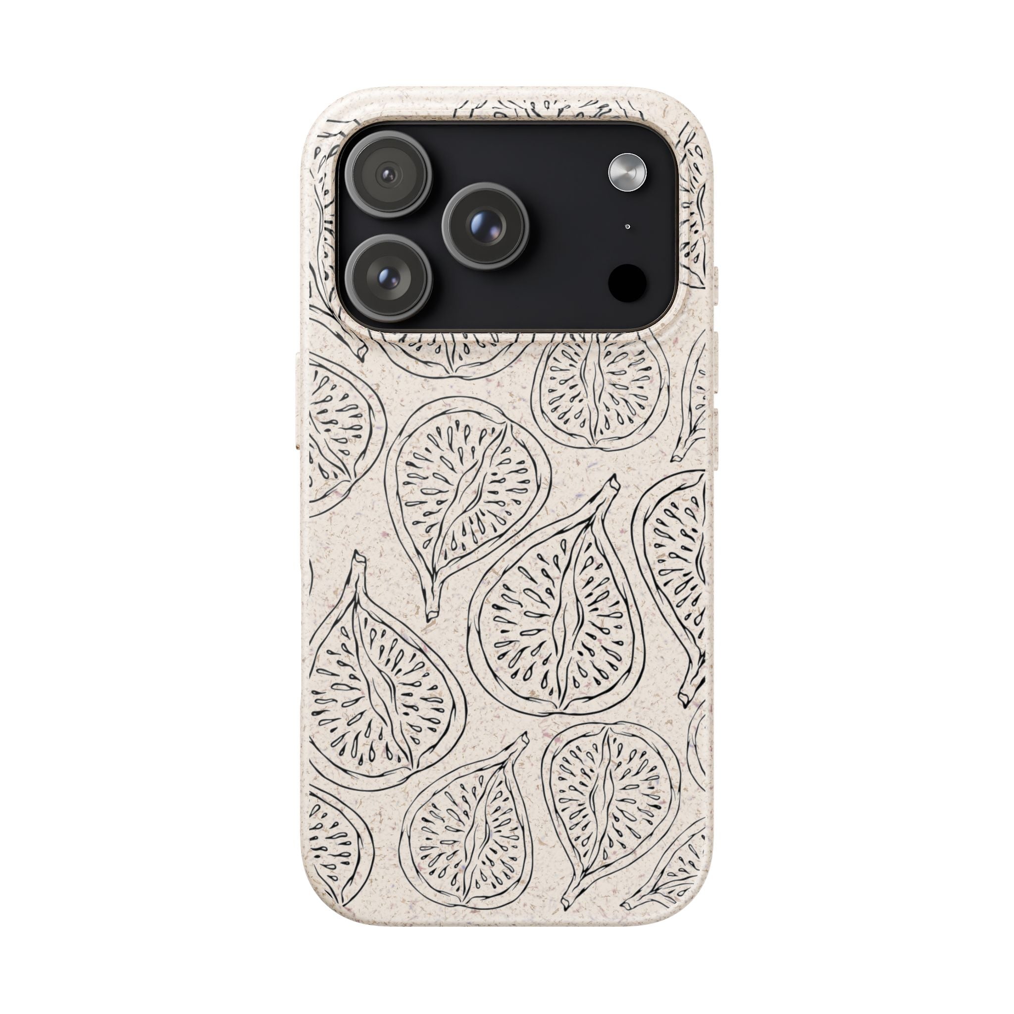 Eco-Friendly Zero Waste Biodegradable Phone Case - Fig Pattern