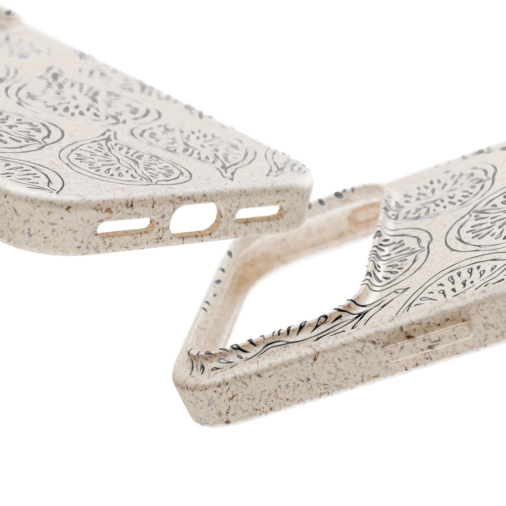 Eco-Friendly Zero Waste Biodegradable Phone Case - Fig Pattern