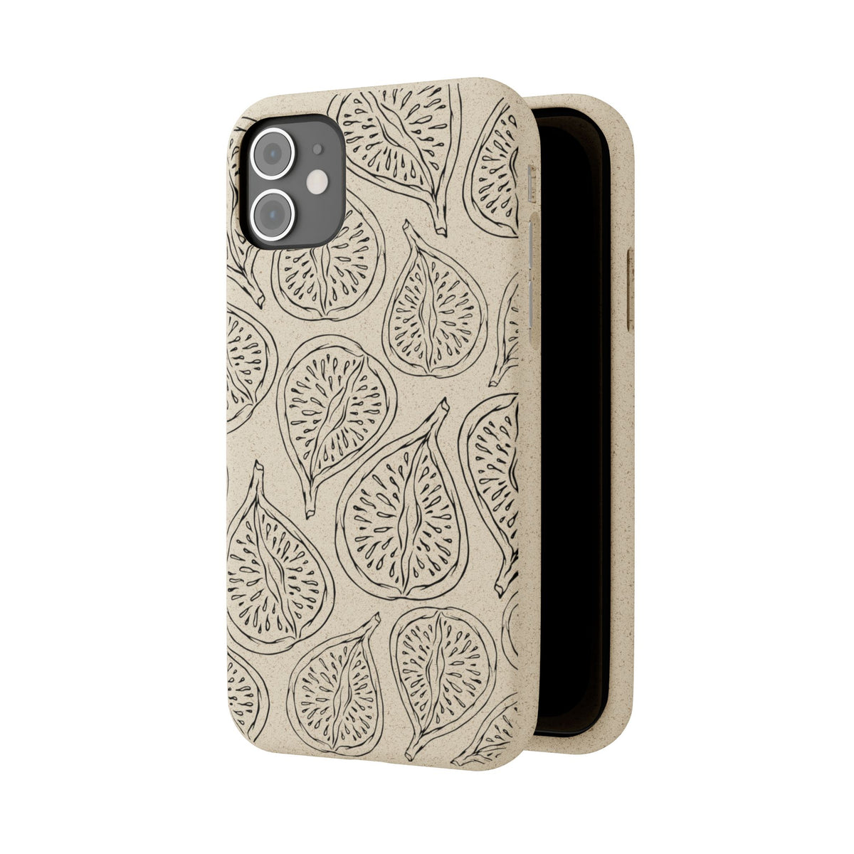 Eco-Friendly Zero Waste Biodegradable Phone Case - Fig Pattern
