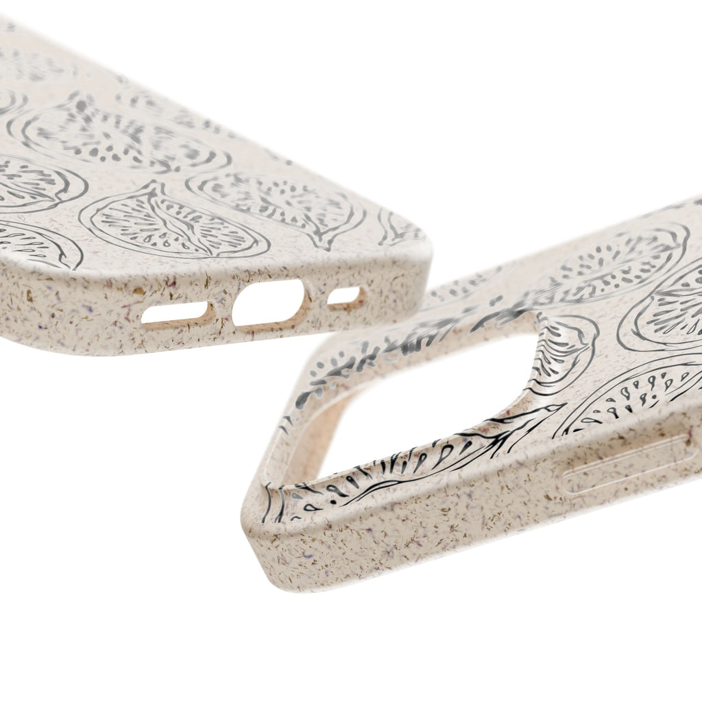 Eco-Friendly Zero Waste Biodegradable Phone Case - Fig Pattern