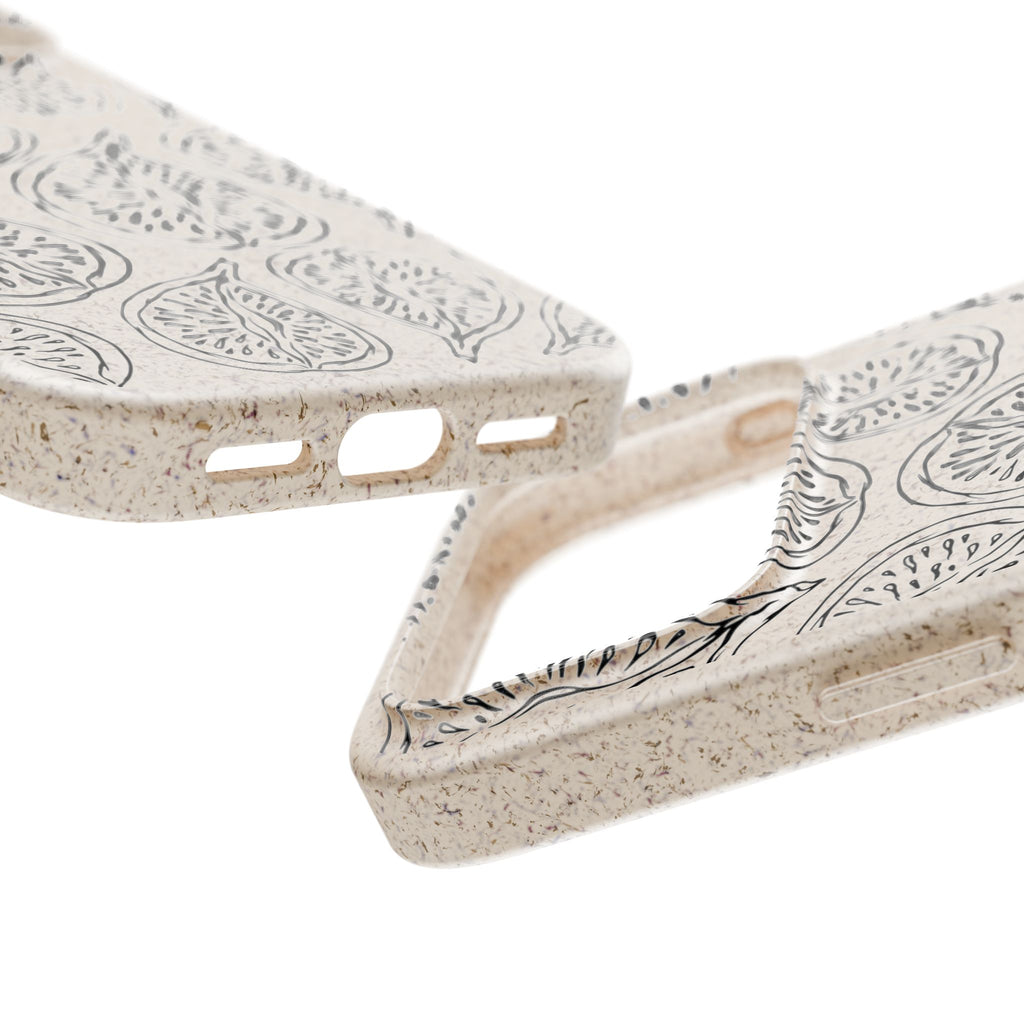 Eco-Friendly Zero Waste Biodegradable Phone Case - Fig Pattern