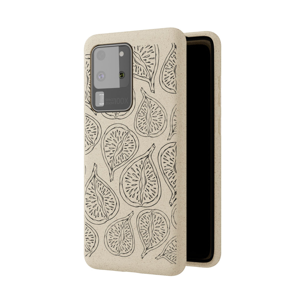 Eco-Friendly Zero Waste Biodegradable Phone Case - Fig Pattern