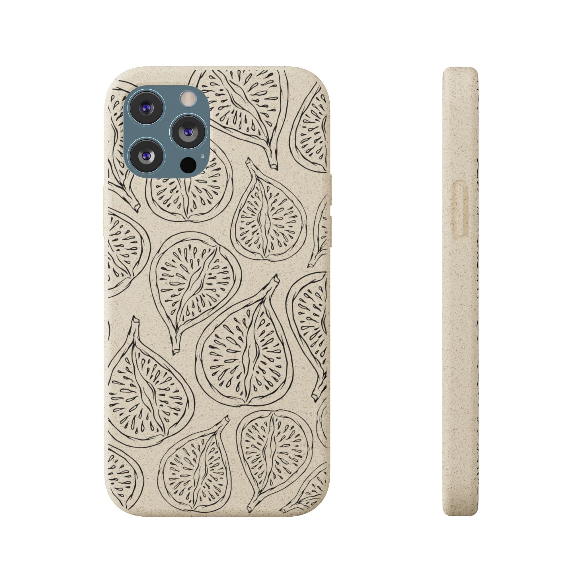 Eco-Friendly Zero Waste Biodegradable Phone Case - Fig Pattern