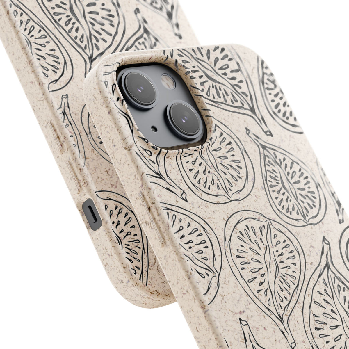Eco-Friendly Zero Waste Biodegradable Phone Case - Fig Pattern