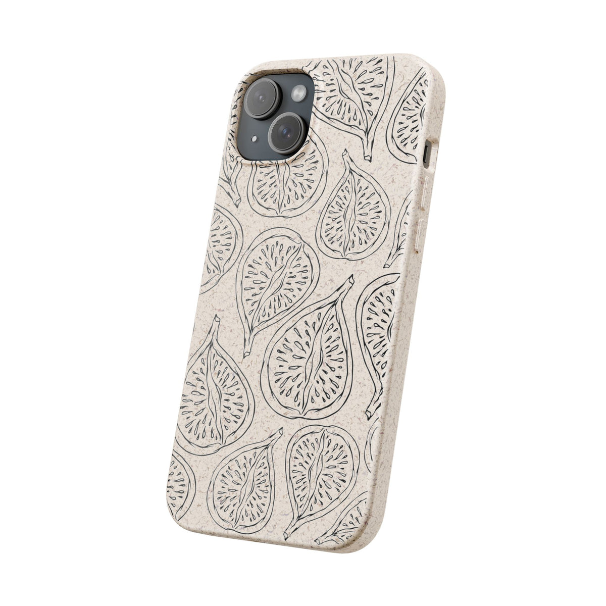 Eco-Friendly Zero Waste Biodegradable Phone Case - Fig Pattern