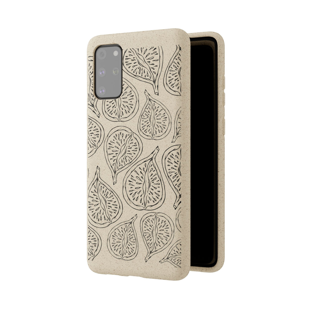 Eco-Friendly Zero Waste Biodegradable Phone Case - Fig Pattern