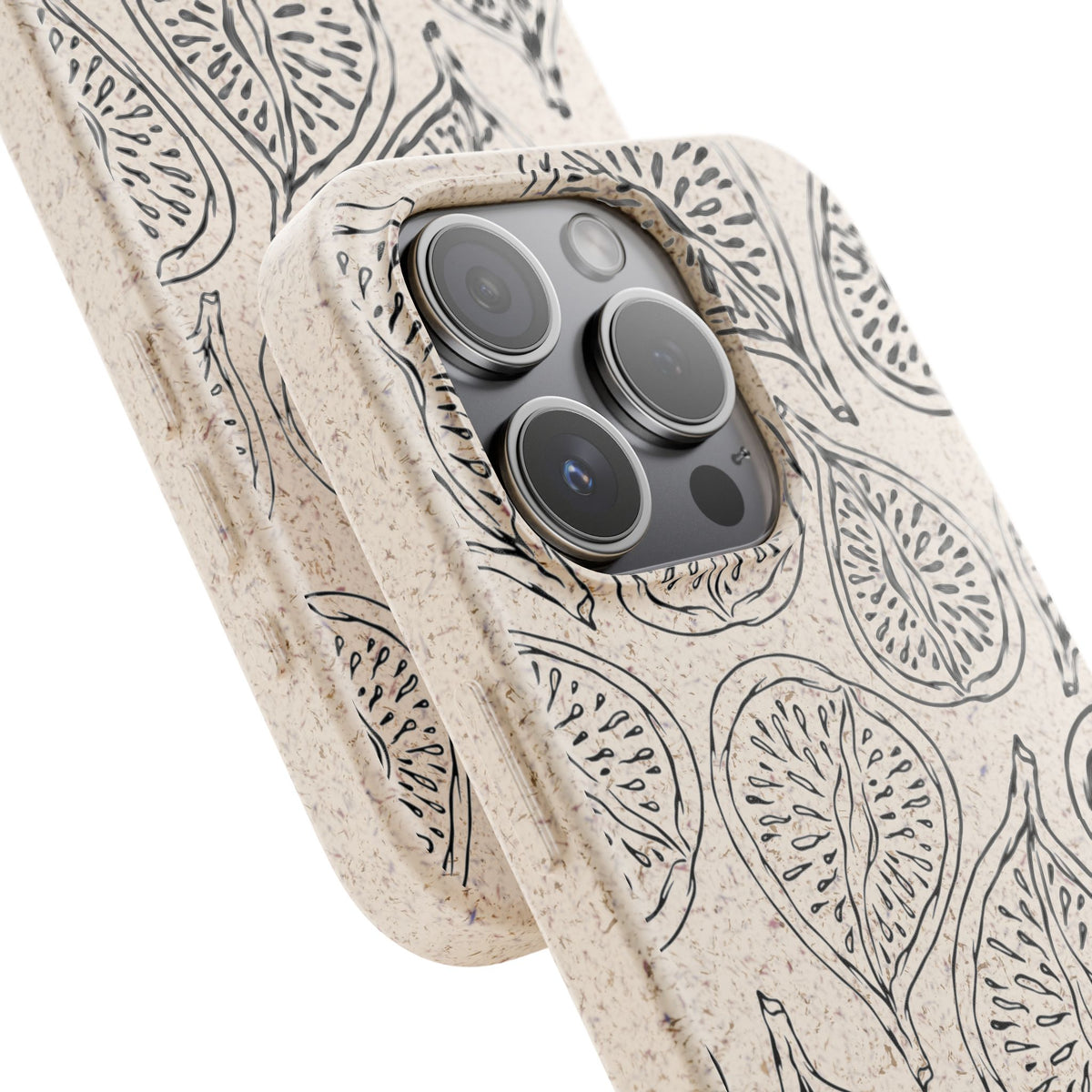 Eco-Friendly Zero Waste Biodegradable Phone Case - Fig Pattern