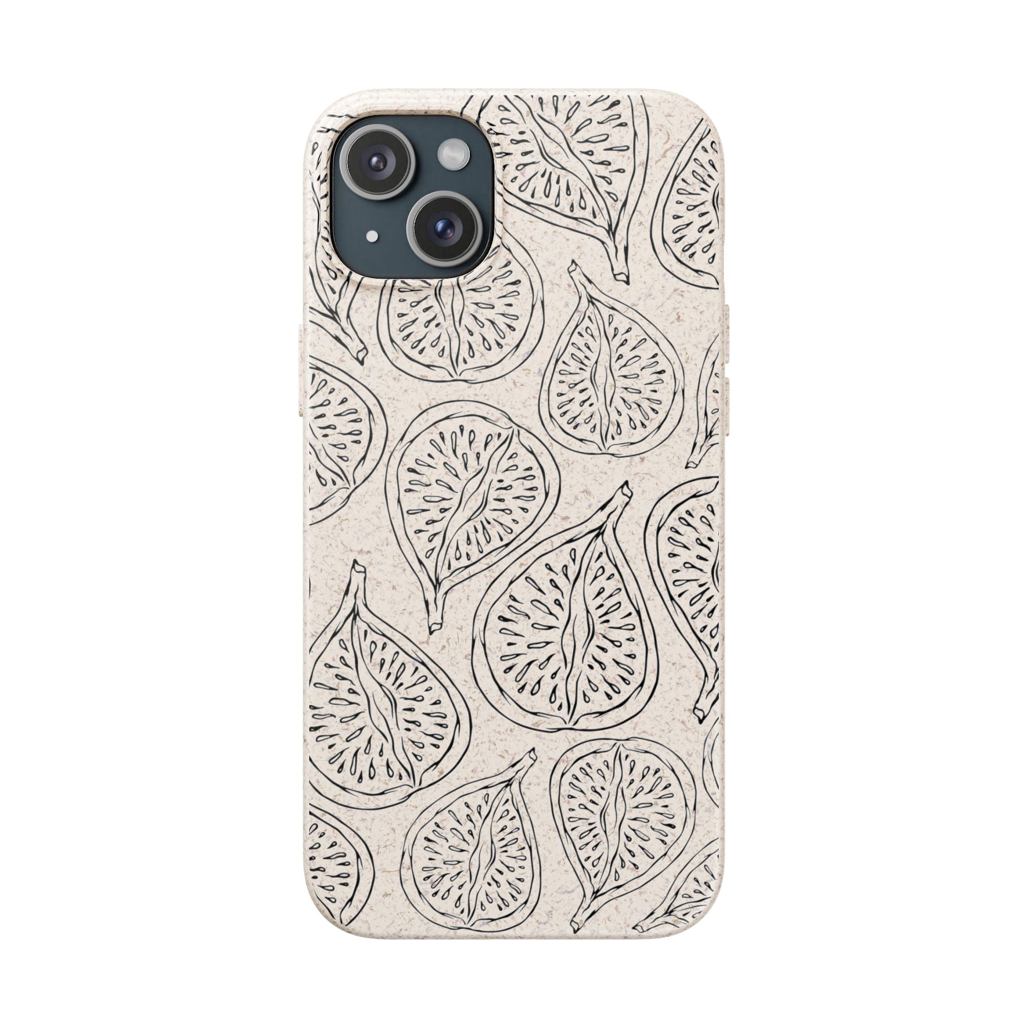 Eco-Friendly Zero Waste Biodegradable Phone Case - Fig Pattern