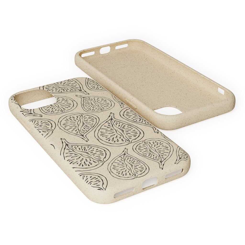 Eco-Friendly Zero Waste Biodegradable Phone Case - Fig Pattern