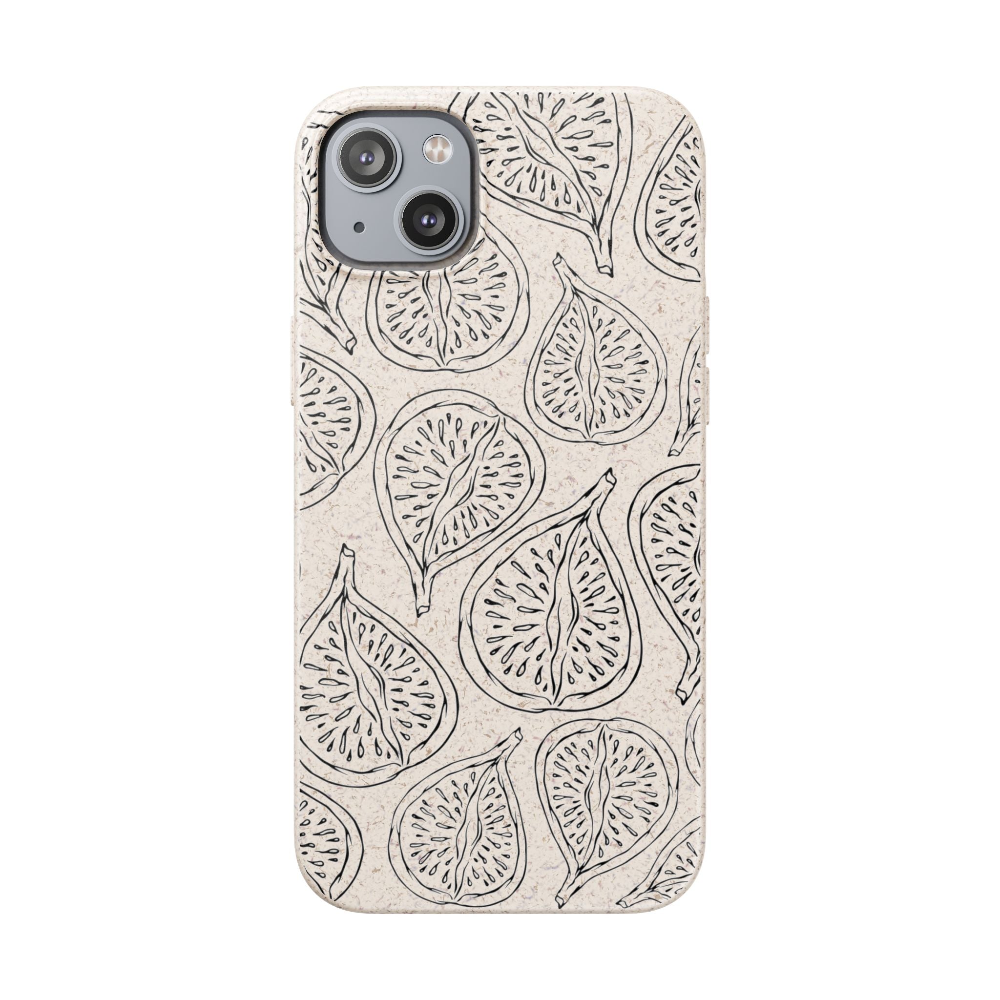Eco-Friendly Zero Waste Biodegradable Phone Case - Fig Pattern