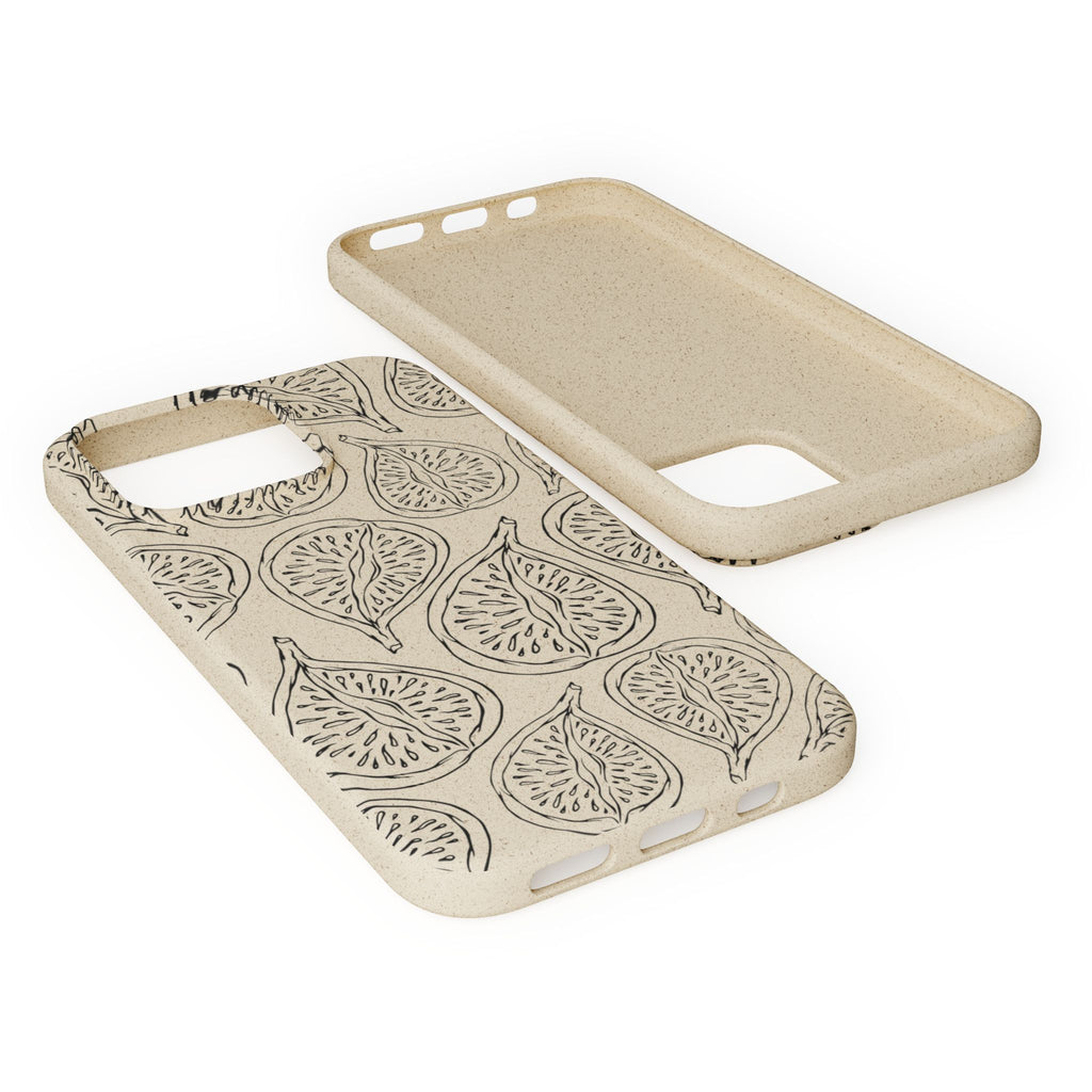 Eco-Friendly Zero Waste Biodegradable Phone Case - Fig Pattern