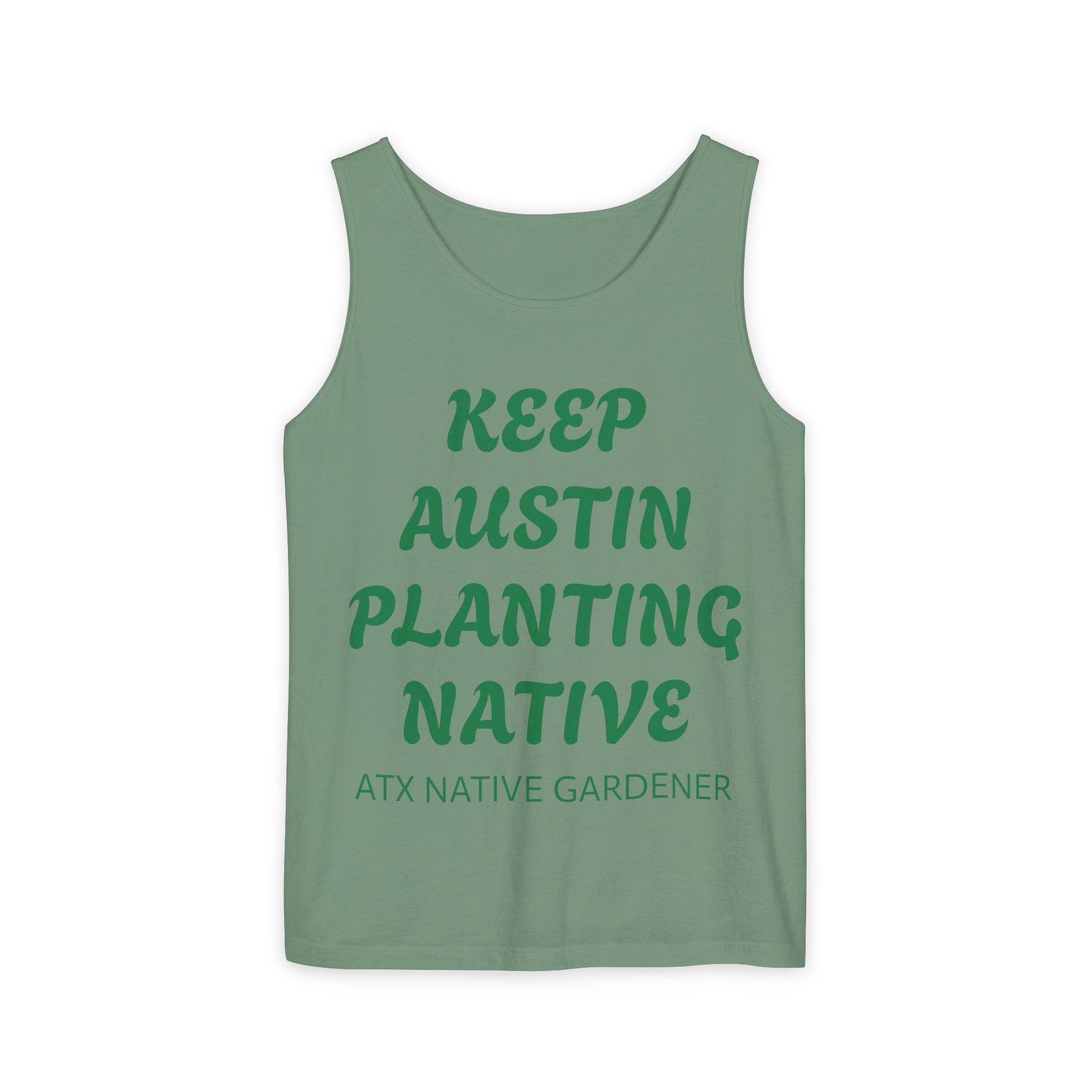 "KEEP AUSTIN PLANTING NATIVE" Unisex Tank Top