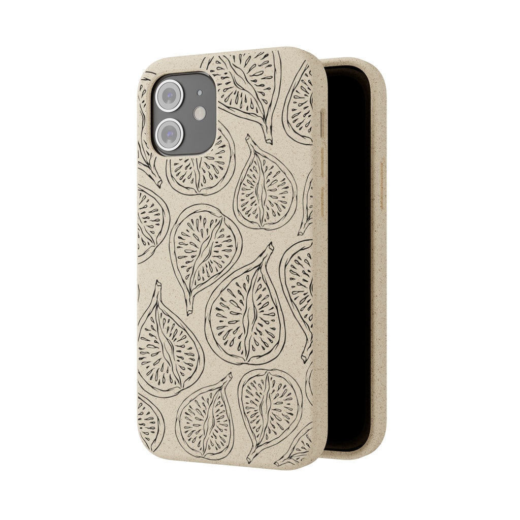 Eco-Friendly Zero Waste Biodegradable Phone Case - Fig Pattern
